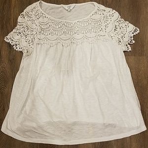 Crown and Ivy white top xtra small